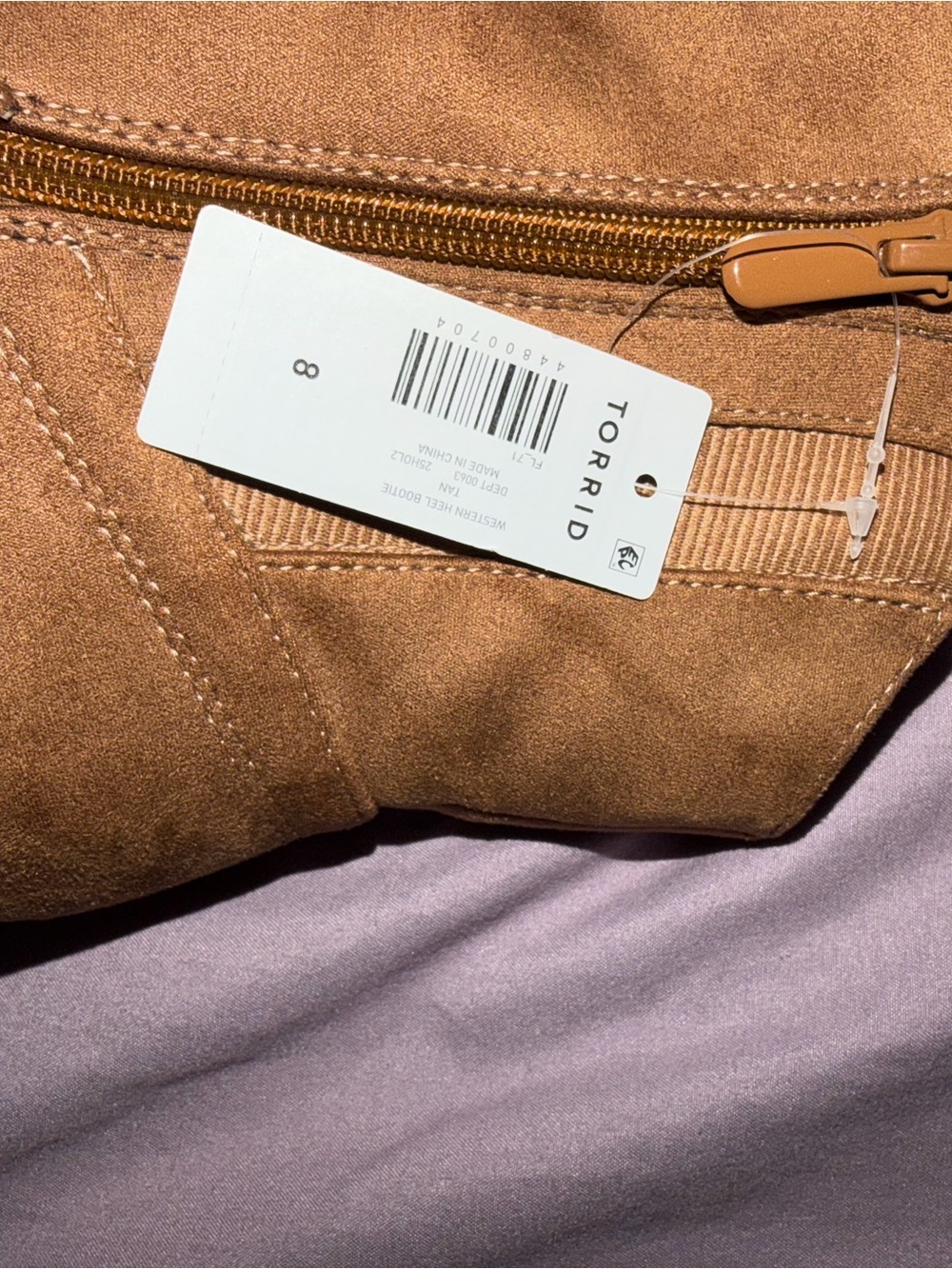 torrid Tan Suede Ankle Booties
